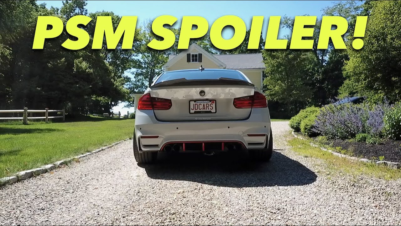 CARBON FIBER HIGH KICK AGGRESSIVE TRUNK SPOILER // BMW F30 & F80