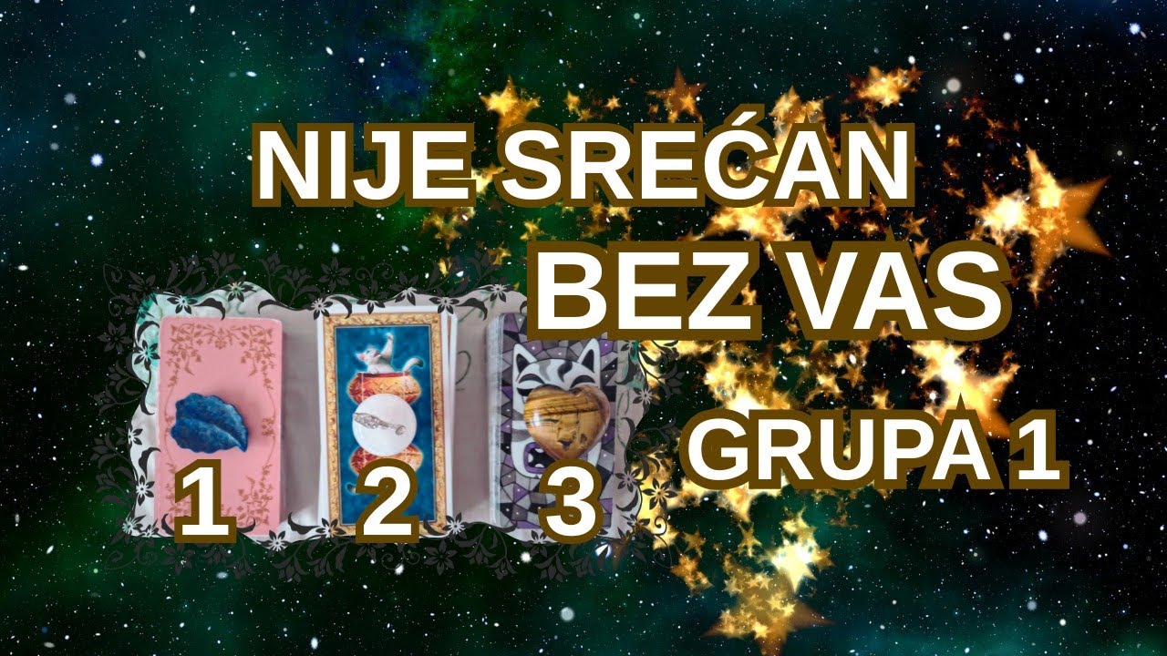 NIJE MU LAKO DA VAS ZABORAVI. Ko Shvata da Nije Srećan bez Vas i Šta će Uraditi? ❤️ GRUPA 1