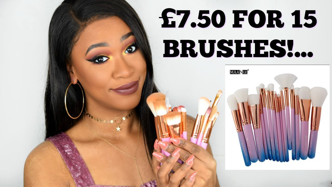 TESTING AFFORDABLE BRUSH SET AND NEW MAKEUP!