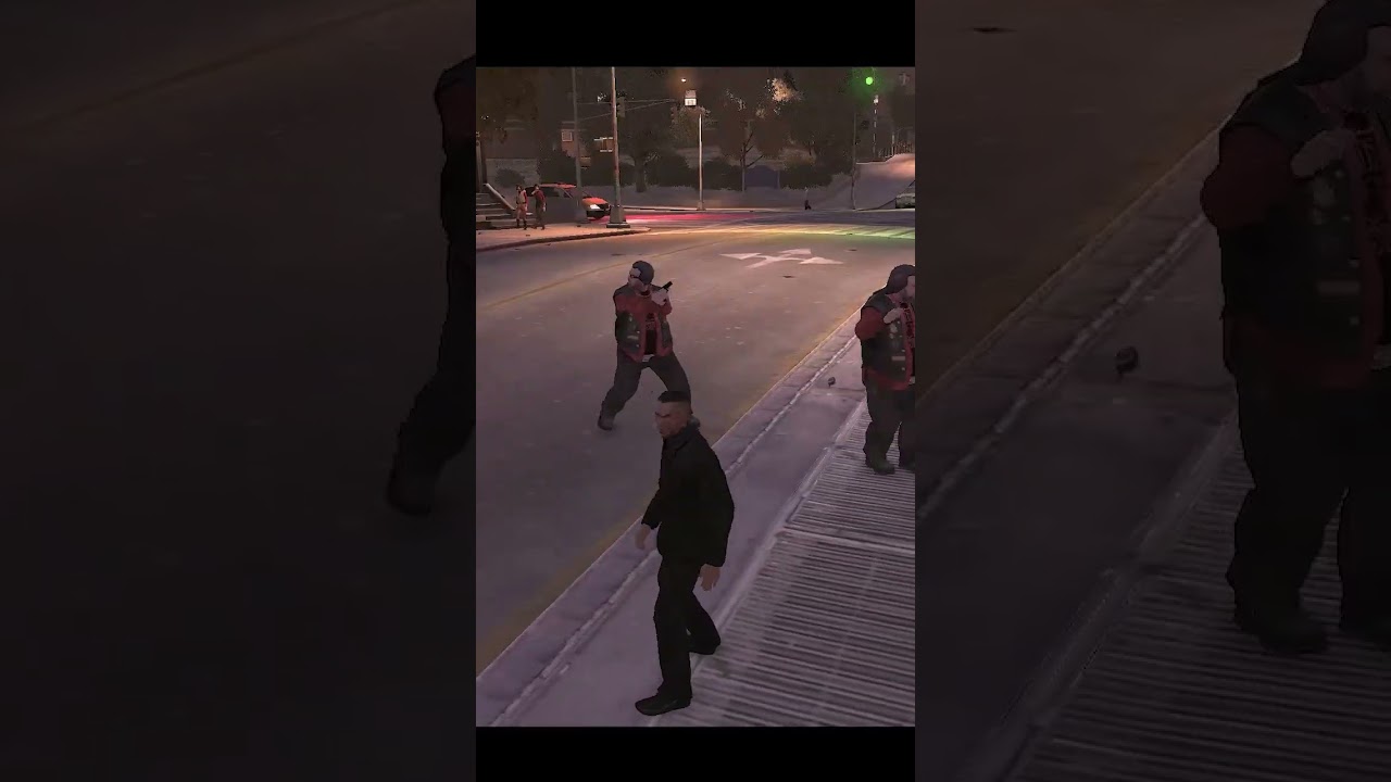 GTA 4 npc's are ruthless