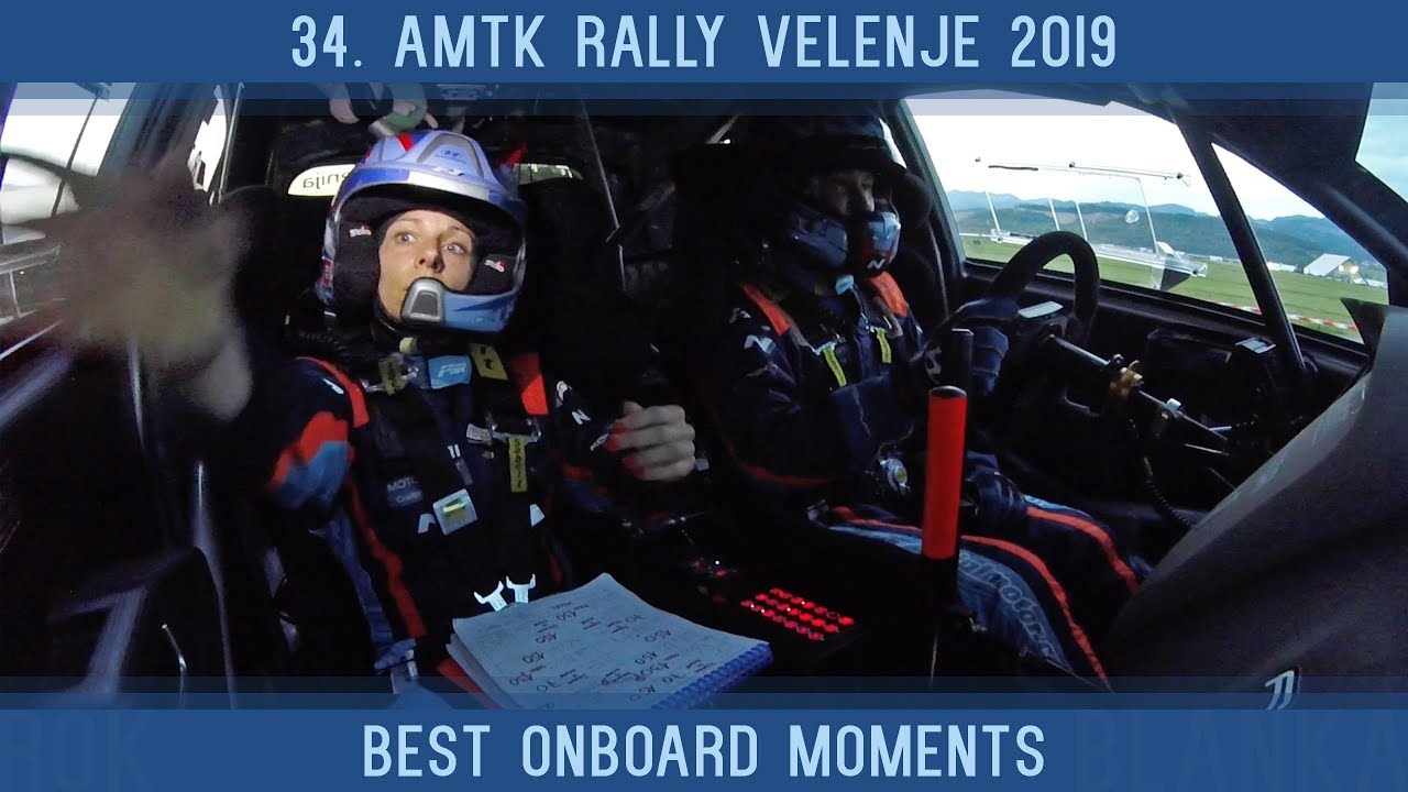 34. AMTK rally Velenje 2019 | Best onboard moments | Rok Turk - Blanka Kacin (Hyundai i20 R5)