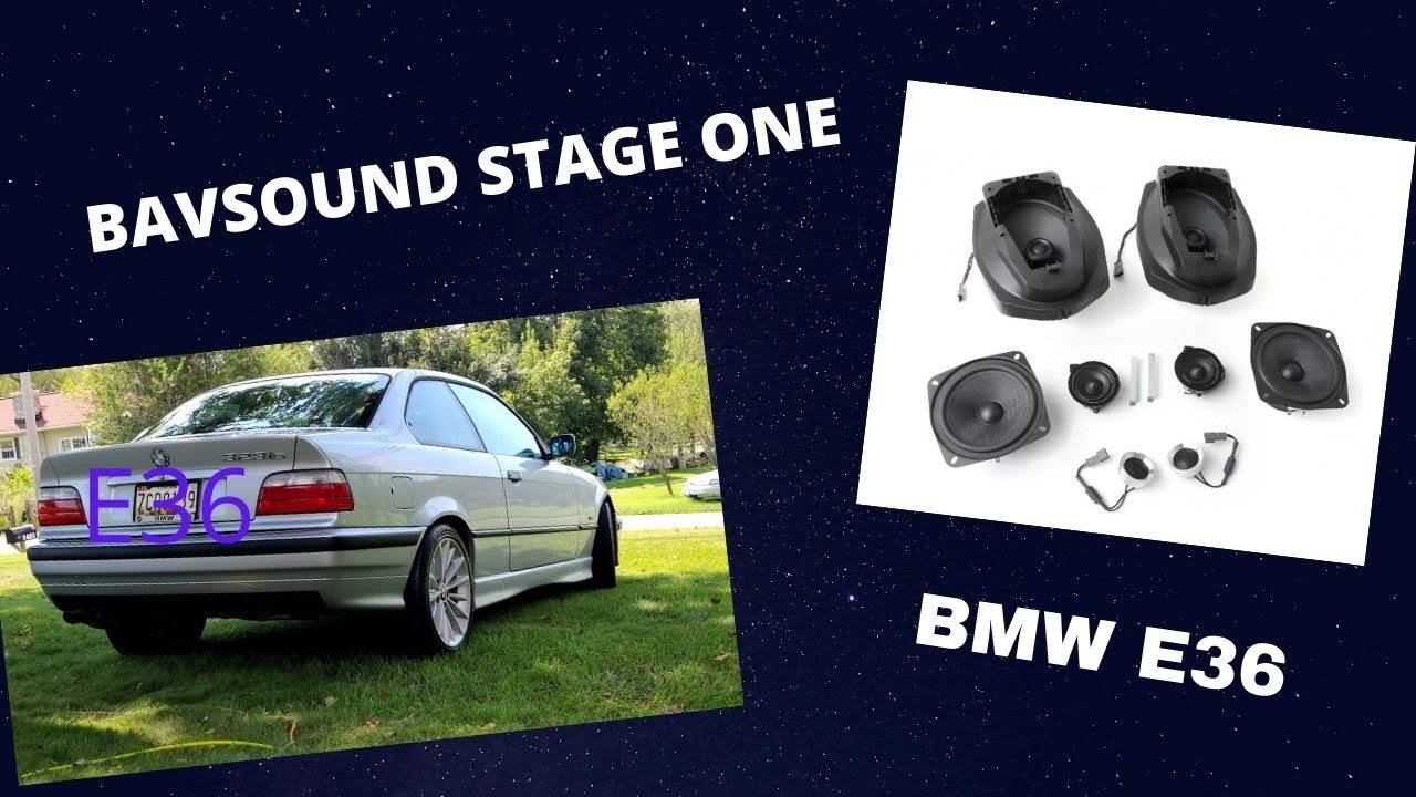 BAVSOUND STAGE 1 E36 Detailed installation and review, plus door panel repair.
