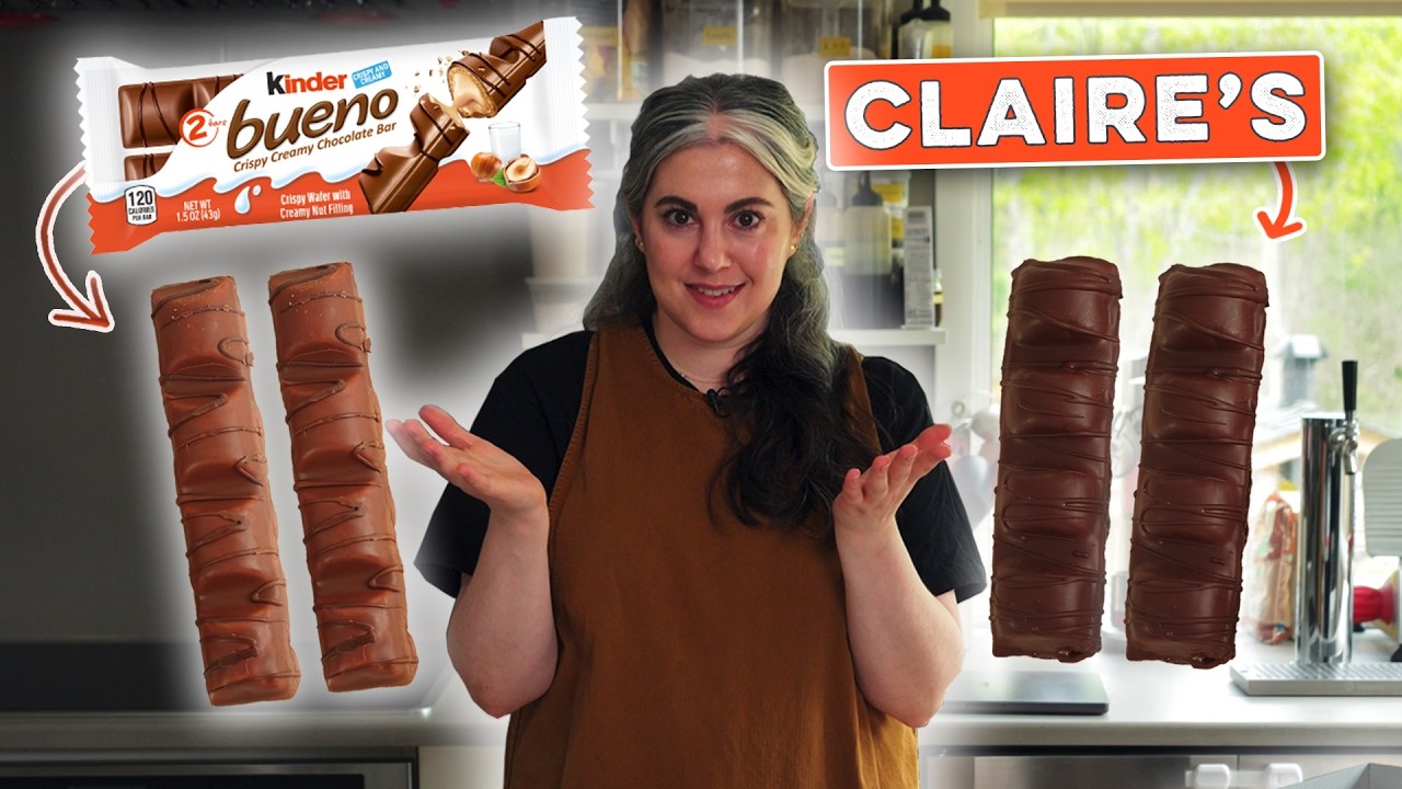 Я попыталась приготовить домашние батончики Kinder Bueno. Часть 2 | Claire Recreates