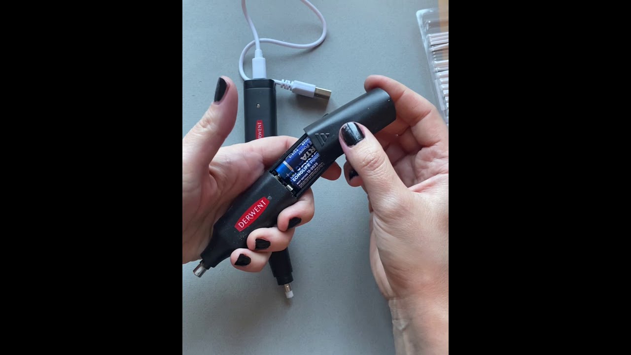 derwent gomma elettrica con ricarica usb - derwent eraser usb