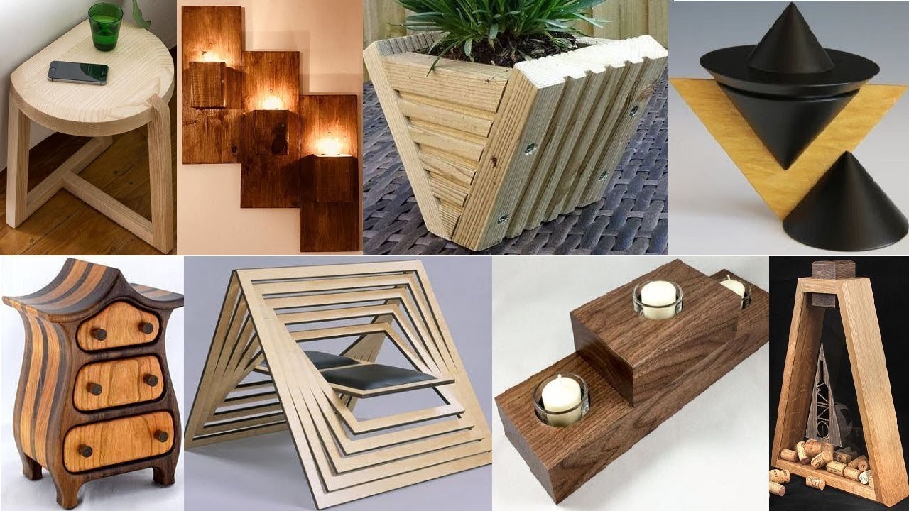 Wood furniture ideas and wooden decorative pieces ideas for home decor /Woodworking project ideas