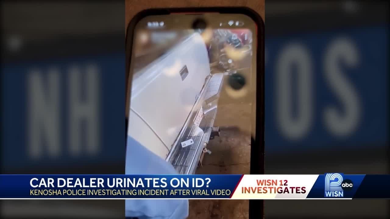 Viral video appears to show Kenosha car dealer urinate on Waukesha woman's ID