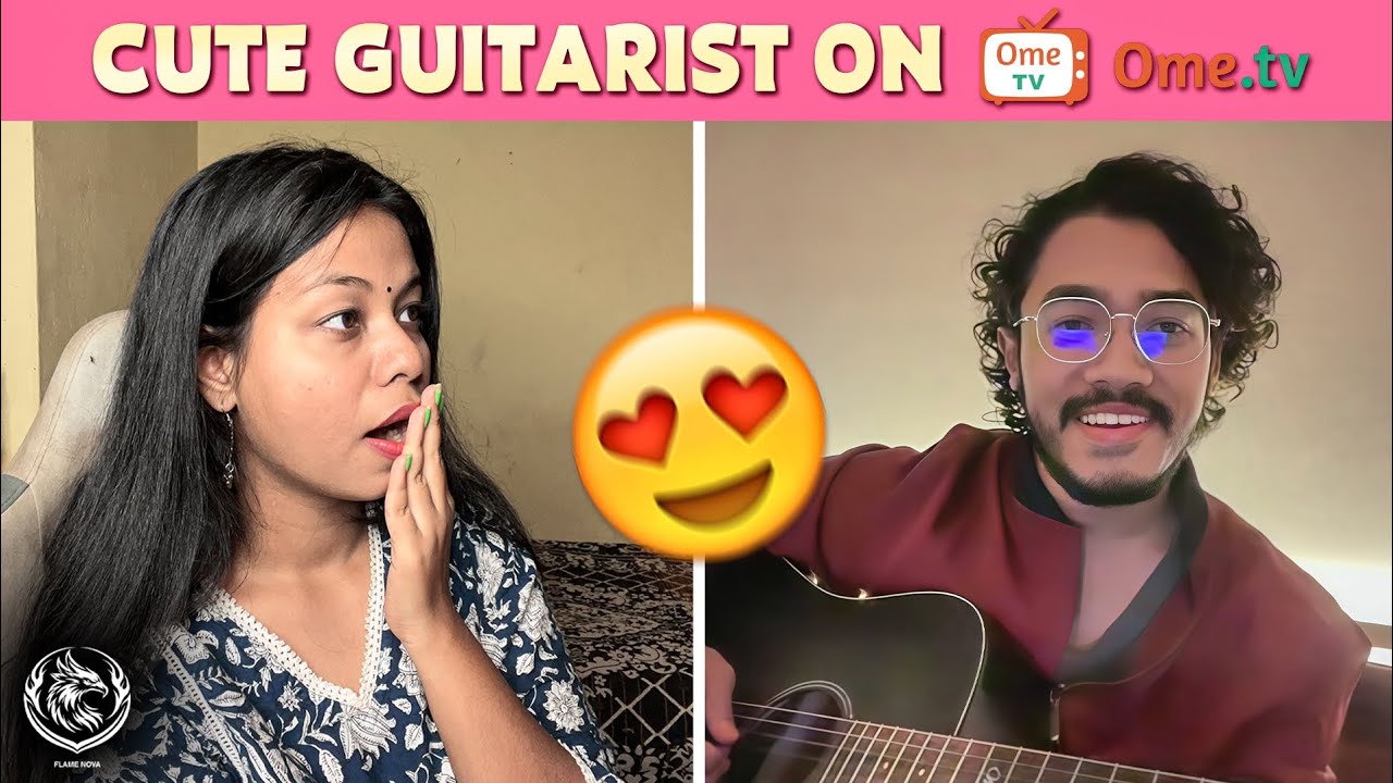 MET A CUTE GUITARIST ON OMETV ❤️ | @AditiPlays 