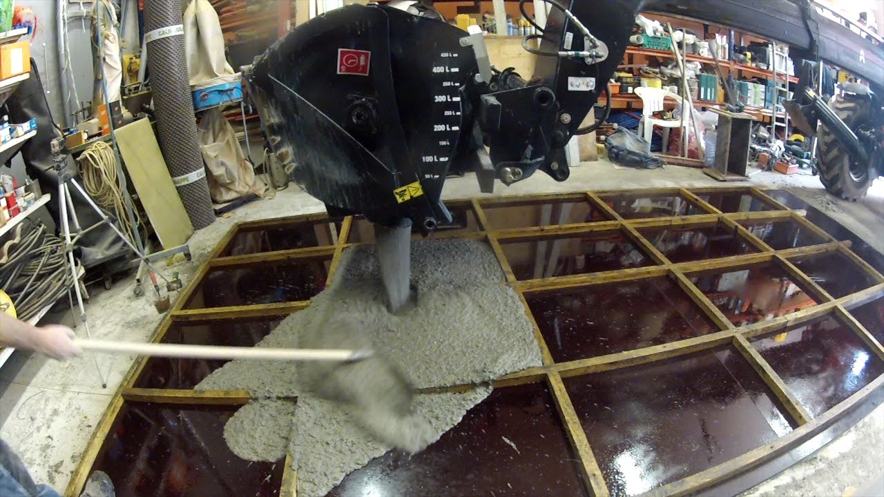 Fabriquer 140 dallettes en béton 1/3