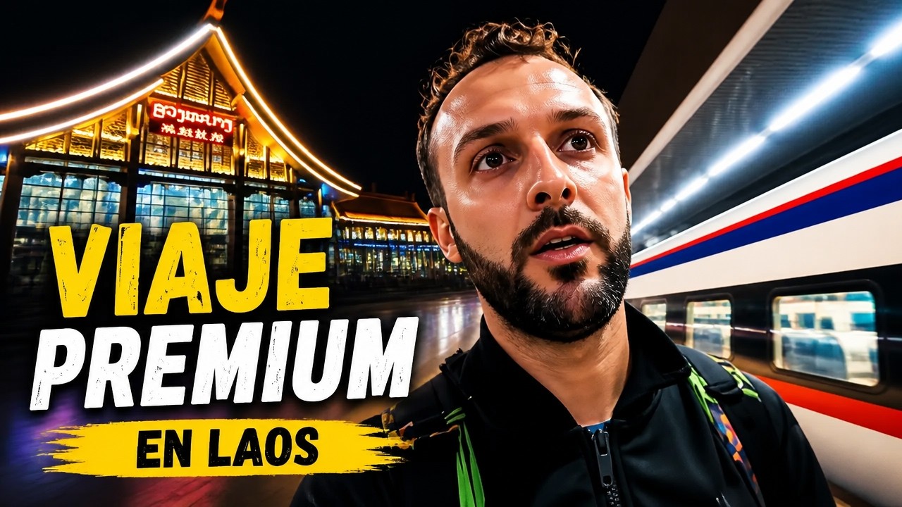 TREN MAS LUJOSO de LAOS | Primera clase 😎
