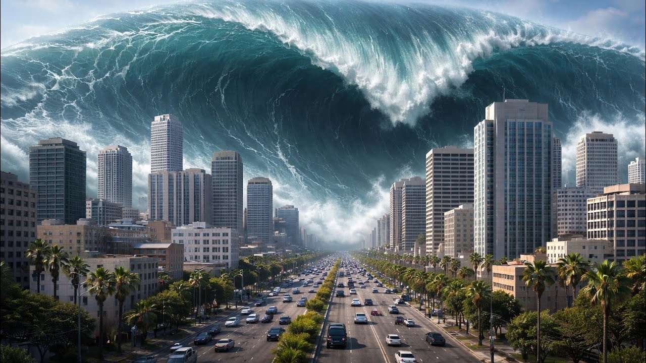 Mega Ocean Storm Destroys America 🌊🔥 | AI Disaster Simulation