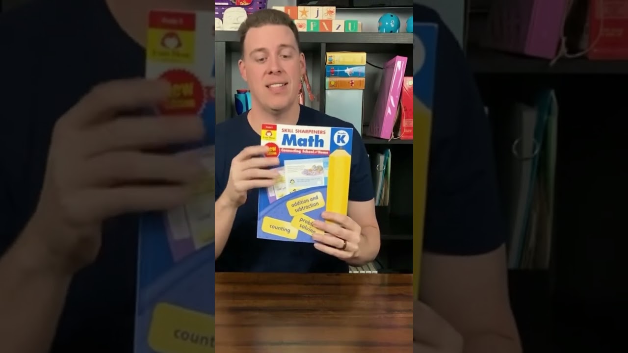 Evan Moor Skill Sharpeners K Secular Math Workbook #secularhomeschooling