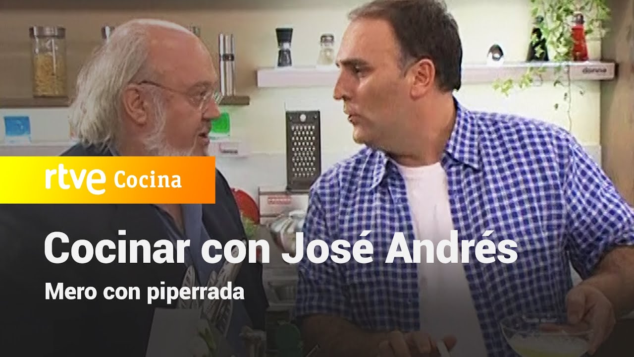 Mero con piperrada - Vamos a cocinar con José Andrés | RTVE Cocina