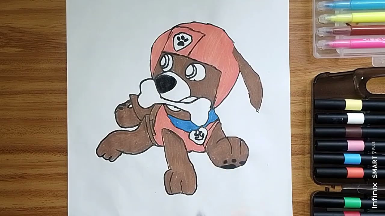 How To Draw a DOG 🐕 Brown lab sketch Tutorial 