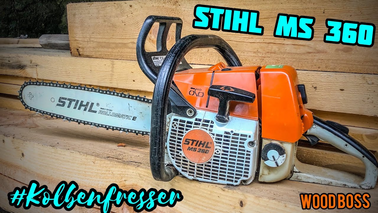 Stihl MS 360 mit Kolbenfresser. Zylinder retten neuer Kolben 🔥