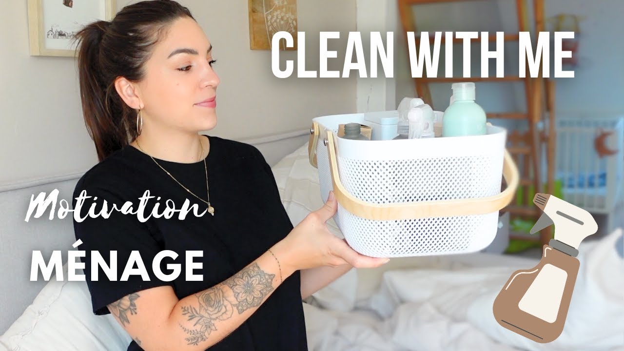 CLEAN WITH ME • ON SE MOTIVE ENSEMBLE À TOUT NETTOYER 💪🏻 • 100% MÉNAGE 🧽