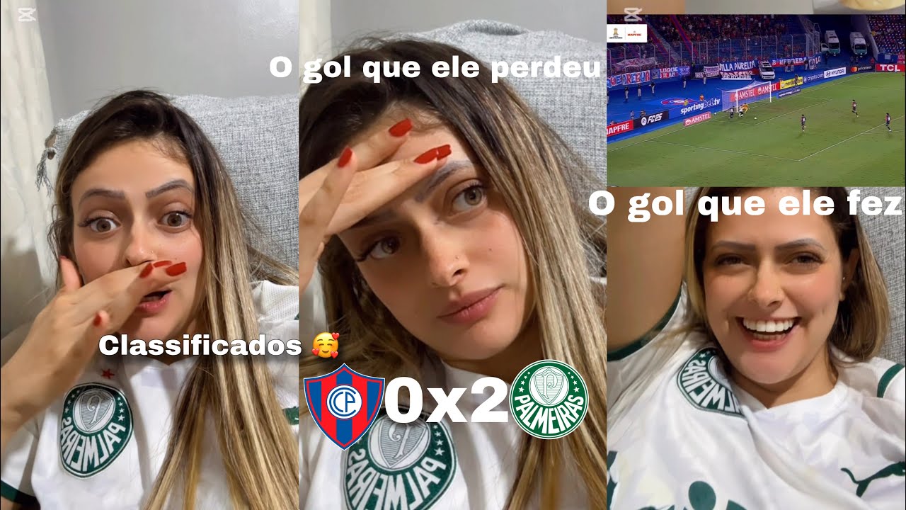 REACT PALMEIRAS CLASSIFICADO PARA OITAVAS LIBERTADORES | CERRO PORTENÕ 0x2 PALMEIRAS