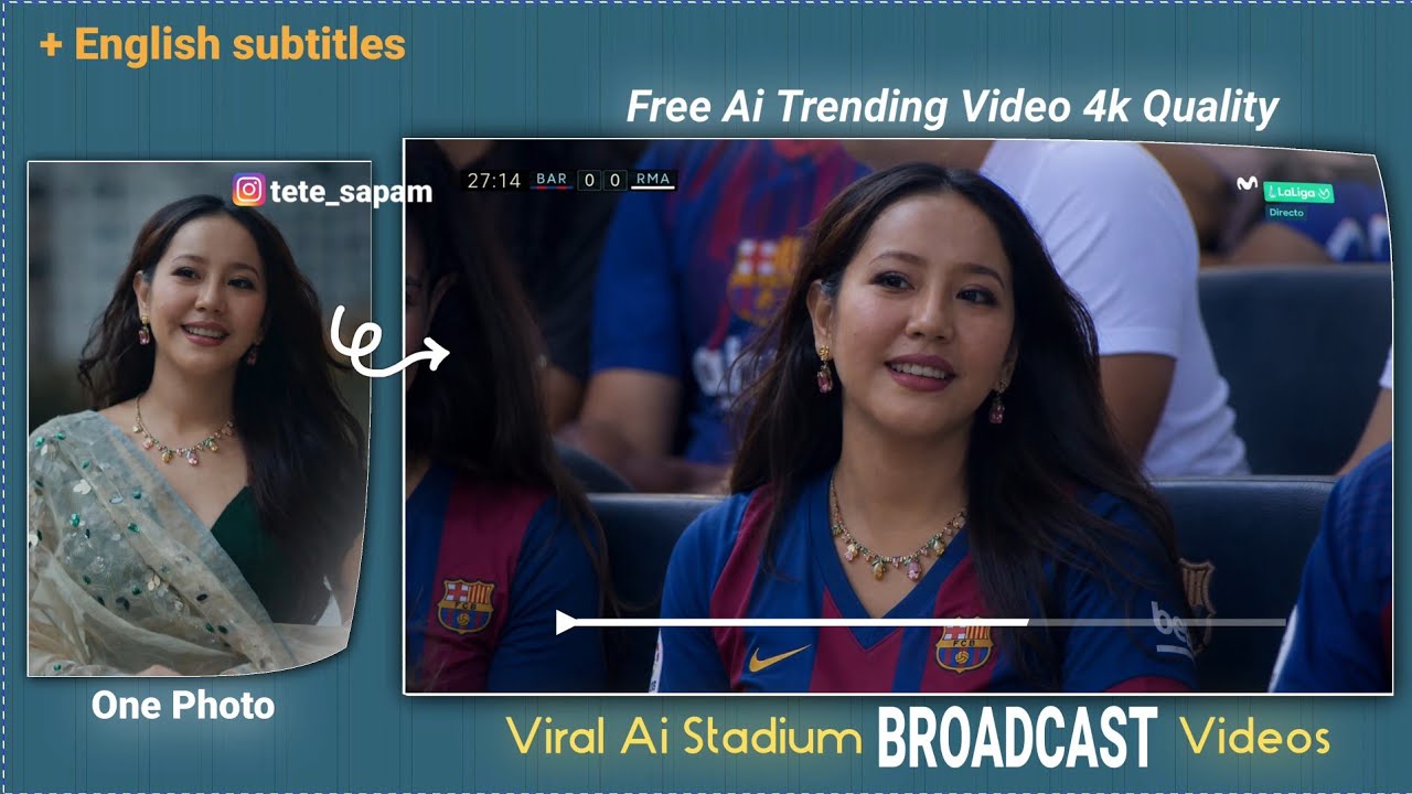 How To Create Trending Stadium Broadcast  Ai Videos || Tutorial video with english subtitles