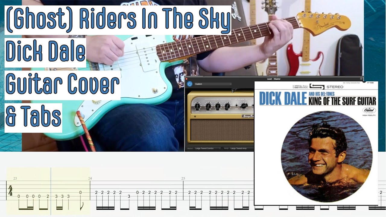 (Ghost) Riders In The Sky (Dick Dale) Guitar Cover with tabs