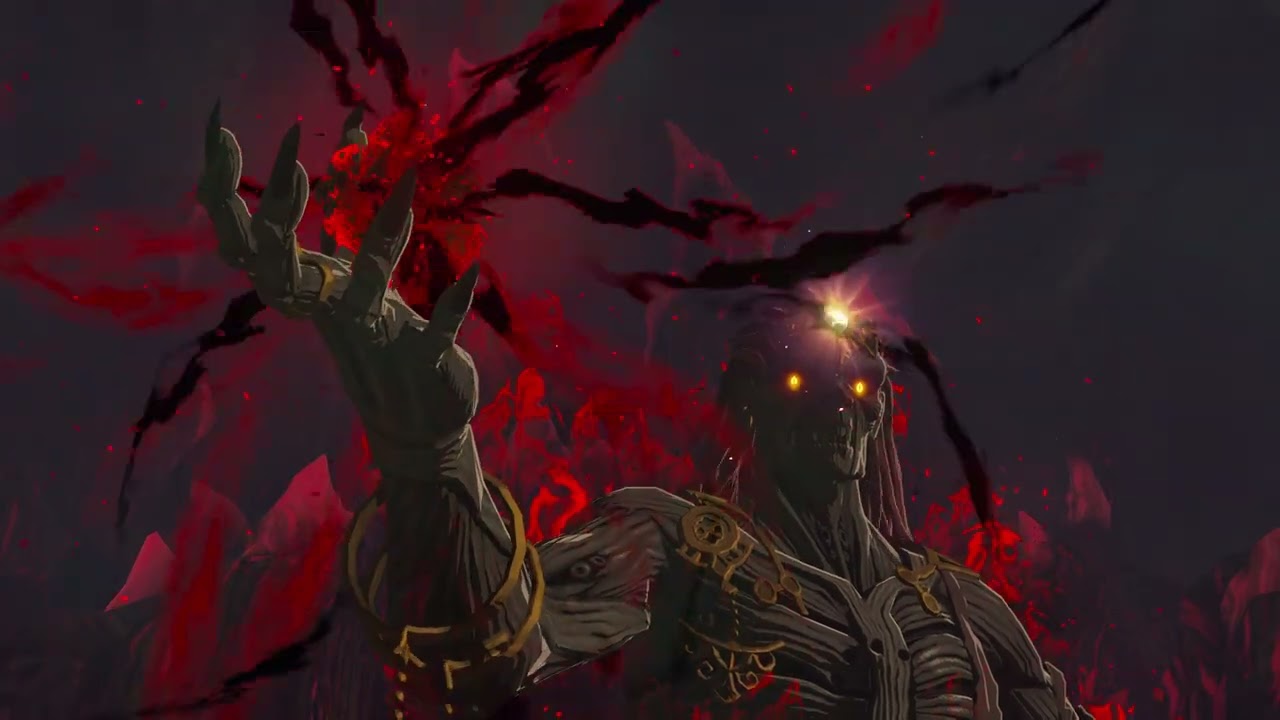 Cinemática de Ganondorf antes del combate final [4k AV1] The Legend of Zelda: Totk