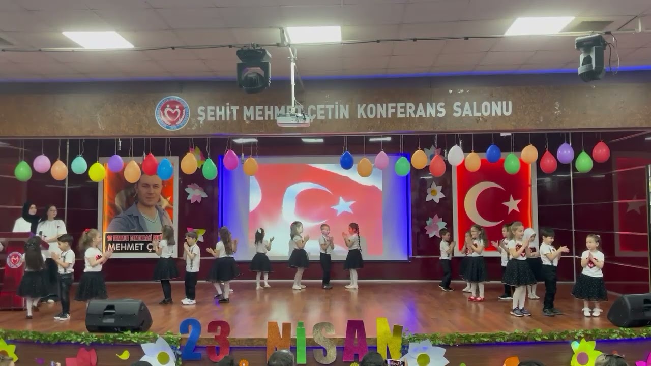 23 Nisan 2025 Anasınıfı A Şubesi Gösterisi