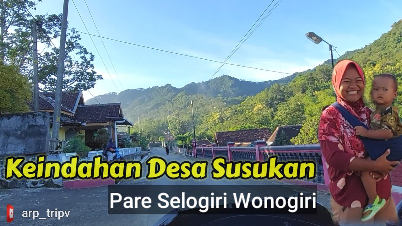 Dusun Susukan Pare Selogiri  di Pagi Hari