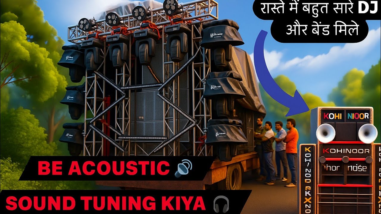 BE Acoustic System Tuning 🔊💻 | DJ Sai Official Puna Sound Setup🎚️ | DJ Sound System Setting Tutorial