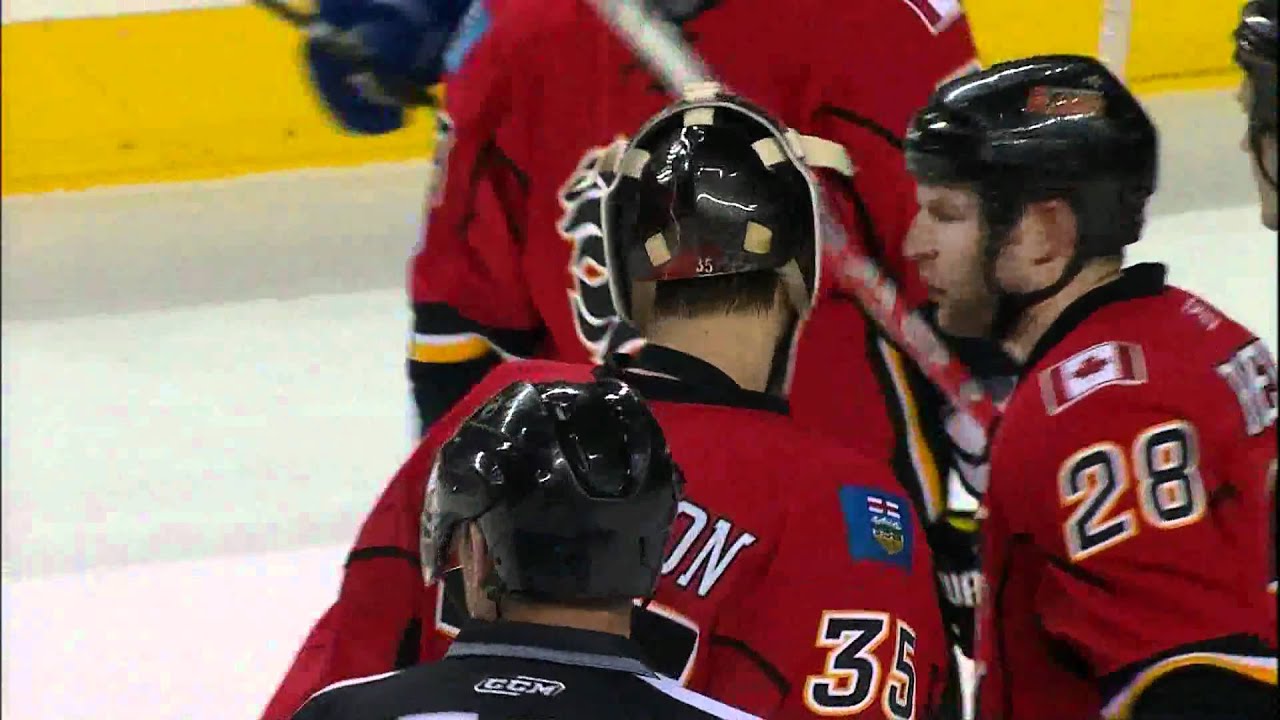 Christian Ehrhoff 3-2 OT Winner - Canucks at Flames - 04.09.11 - HD