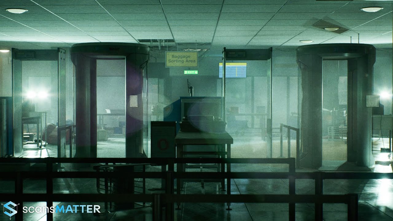 Unreal Engine 5 Abandoned Airport Environment