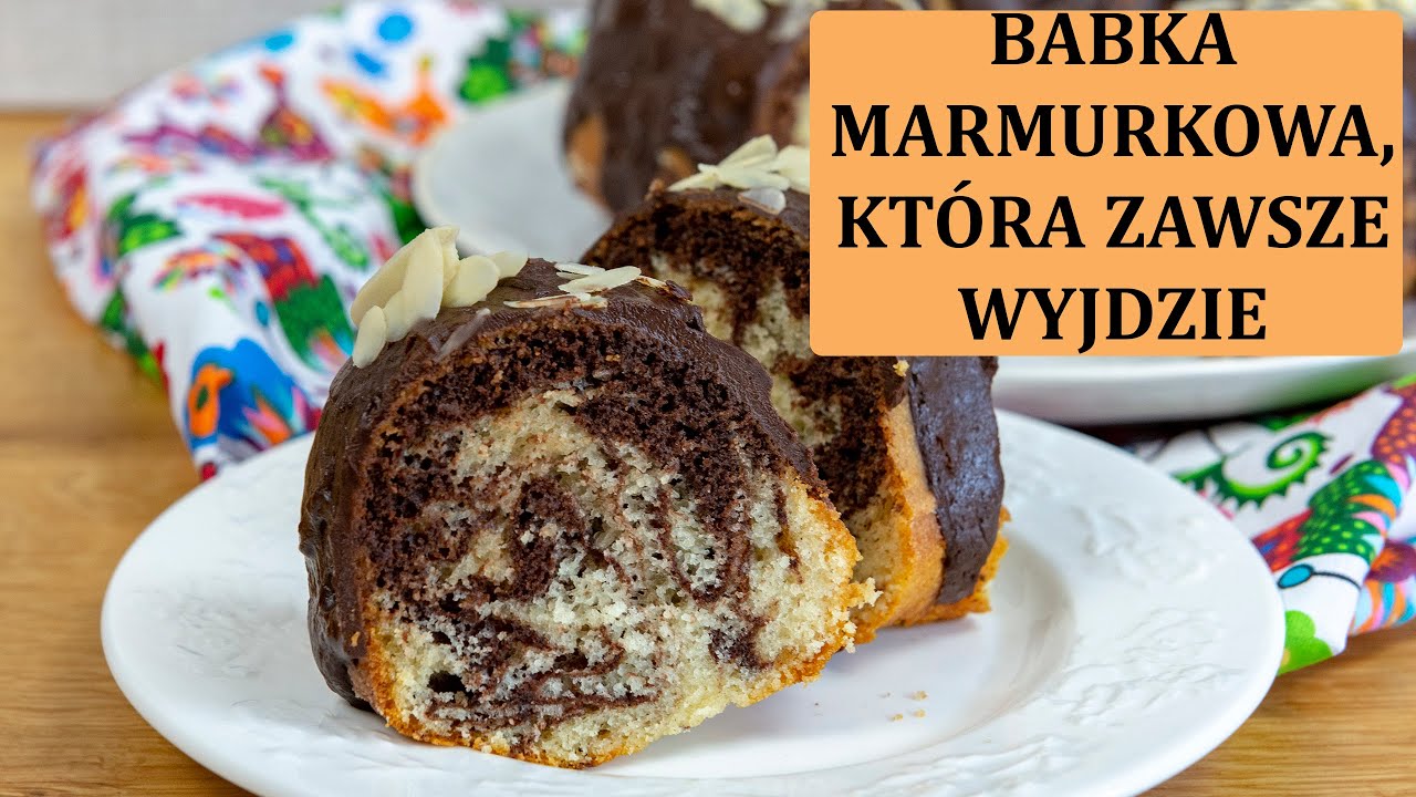 Babka marmurkowa, którą przygotujesz w 10 minut. Gotowanie Po Mojemu