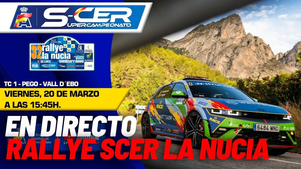 EN DIRECTO | TC1 Pego-Vall d'Ebo | Rallye La Nucía Mediterráneo 2026