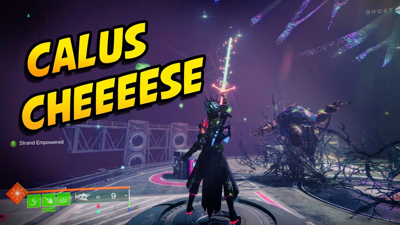 Calus Boss Cheese - Final Lightfall Mission Desperate Measures [Destiny 2]