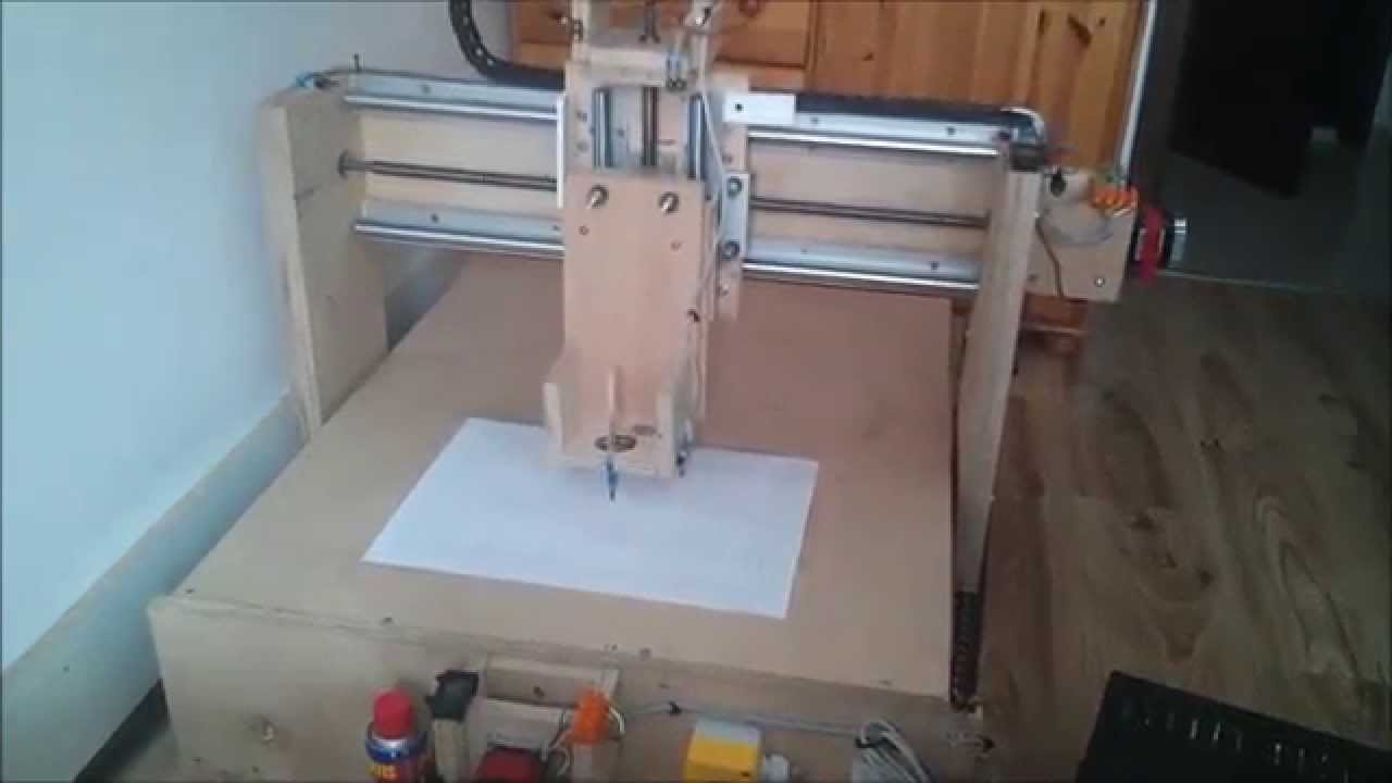 Budowa frezarki CNC D Mikulski  - building machine cnc