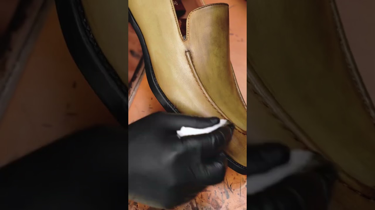 Gifennse Brown Suture Loafers: Coloring Process H 