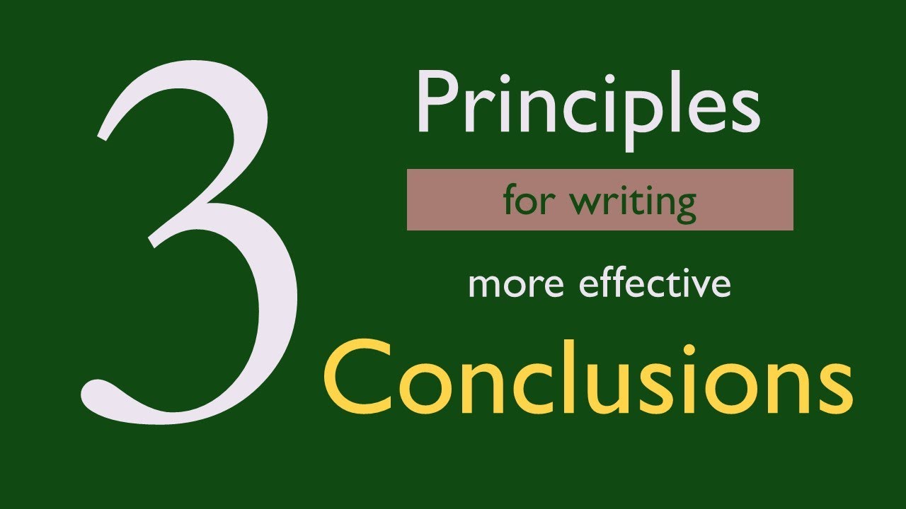 How to Write a Better Conclusion Paragraph