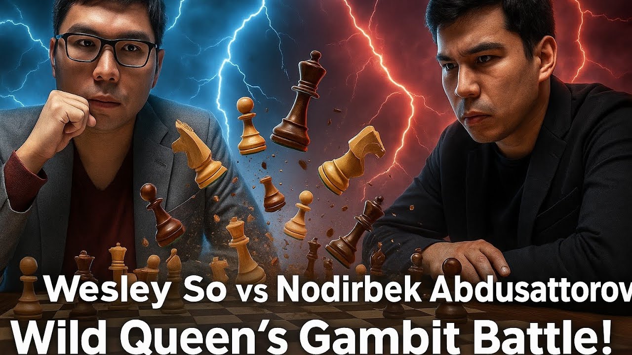 Wesley So vs Nodirbek Abdusattorov ❗ Wild Queen’s Gambit Battle! ❗ Superbet Romania 2024‼️