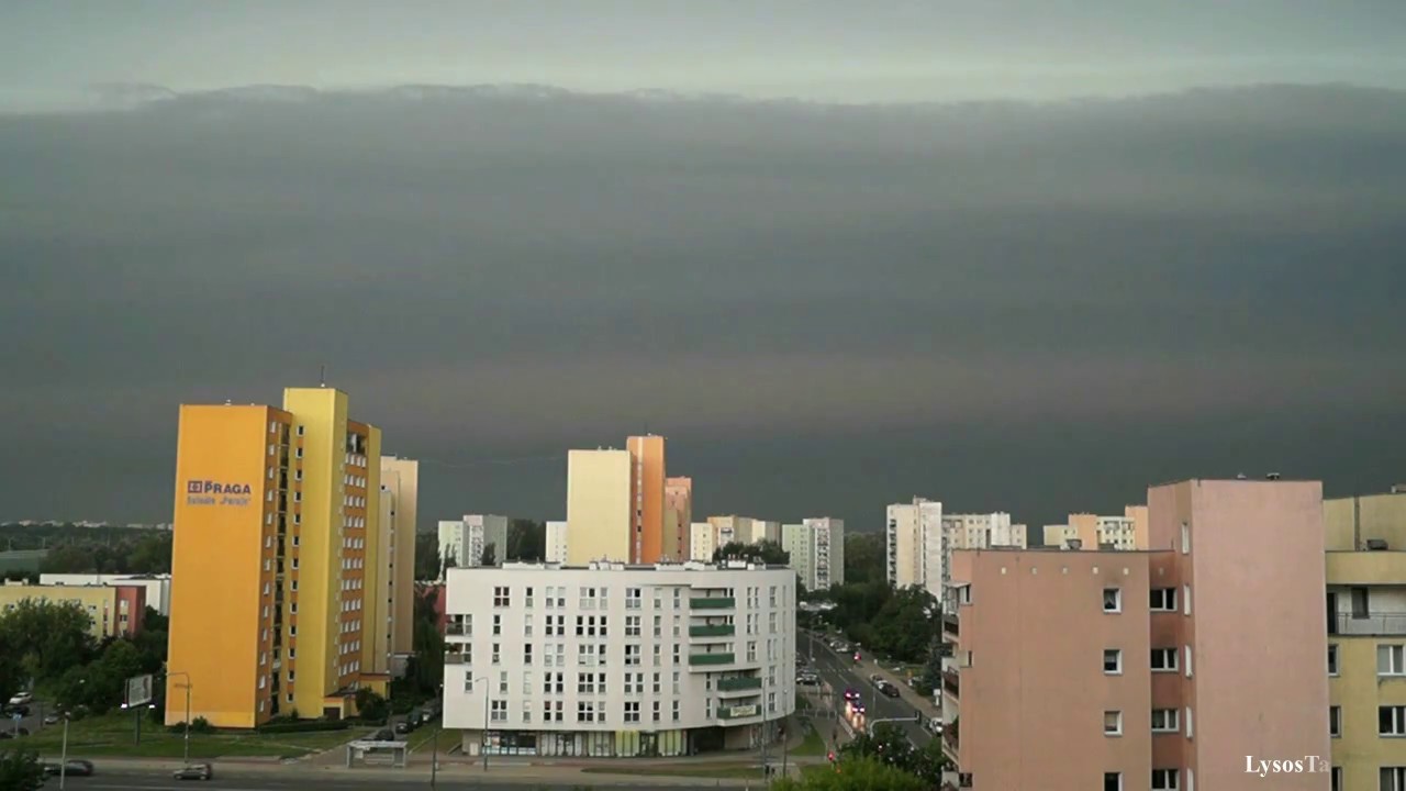 Potężna Burza w Warszawie (MCS) -10.08.2017- Powerful Thunderstorm Warsaw