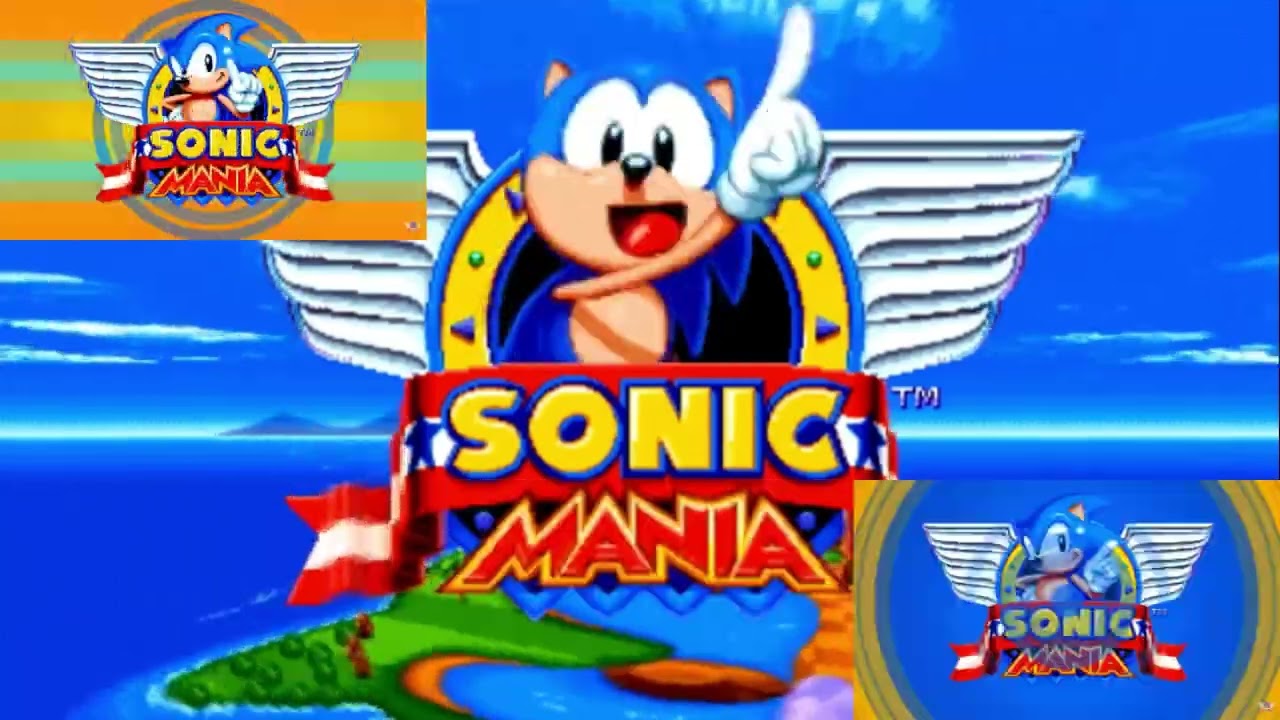 (RQ) Sonic Mania Title Screen - Music has a Sparta Venom Remix (V2)