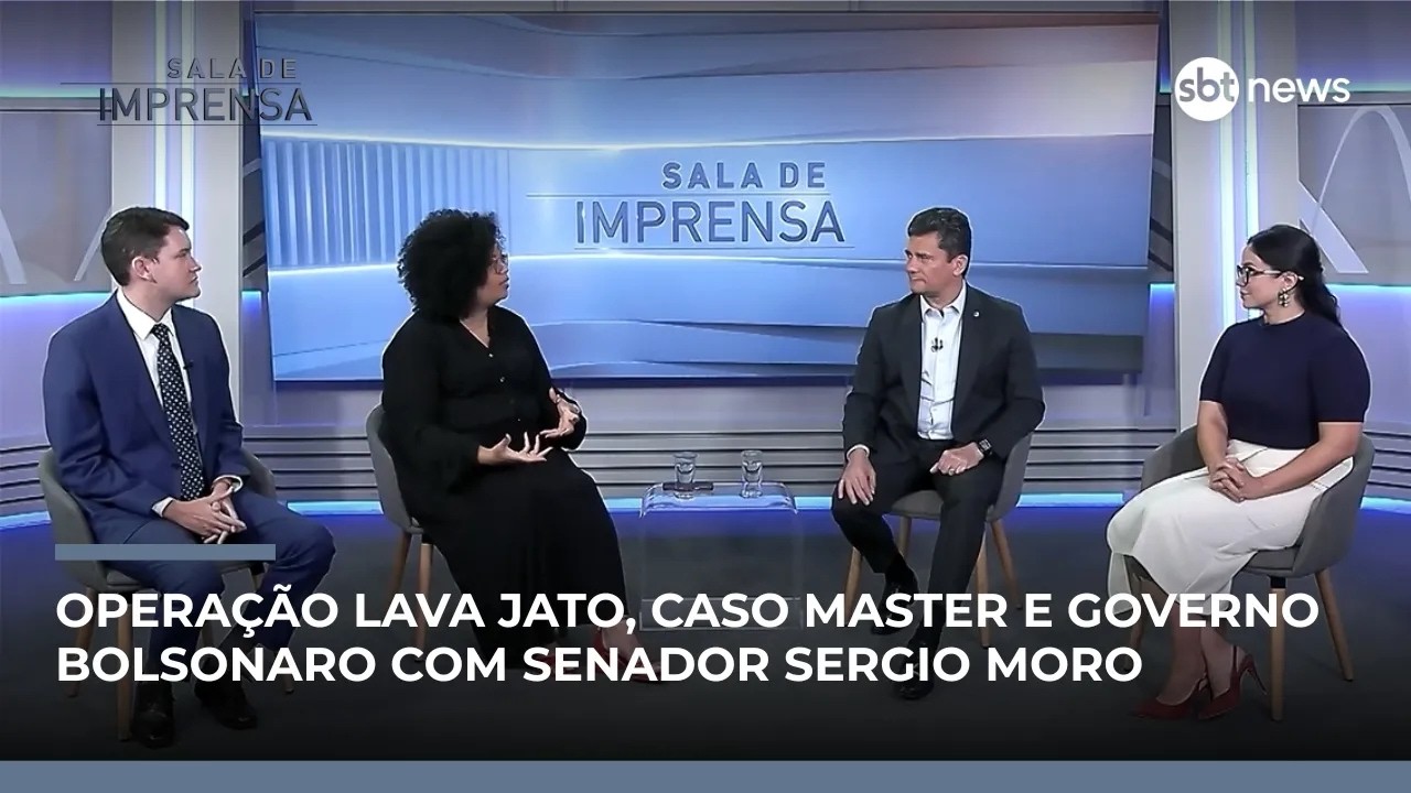 Operação Lava Jato, caso Master e governo Bolsonaro com senador Sergio Moro | Sala de Imprensa #10