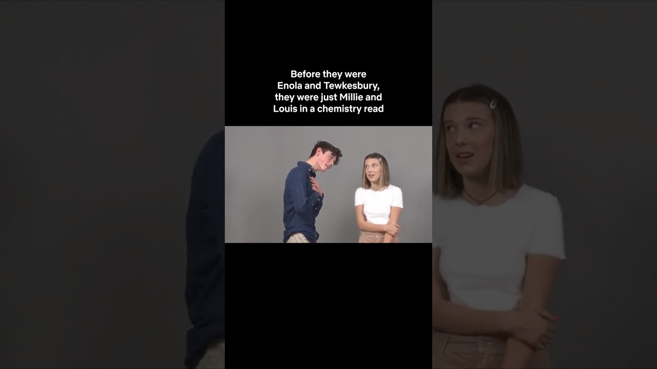 Millie Bobby Brown and Louis Partridge's First Chemistry Read for Enola Holmes