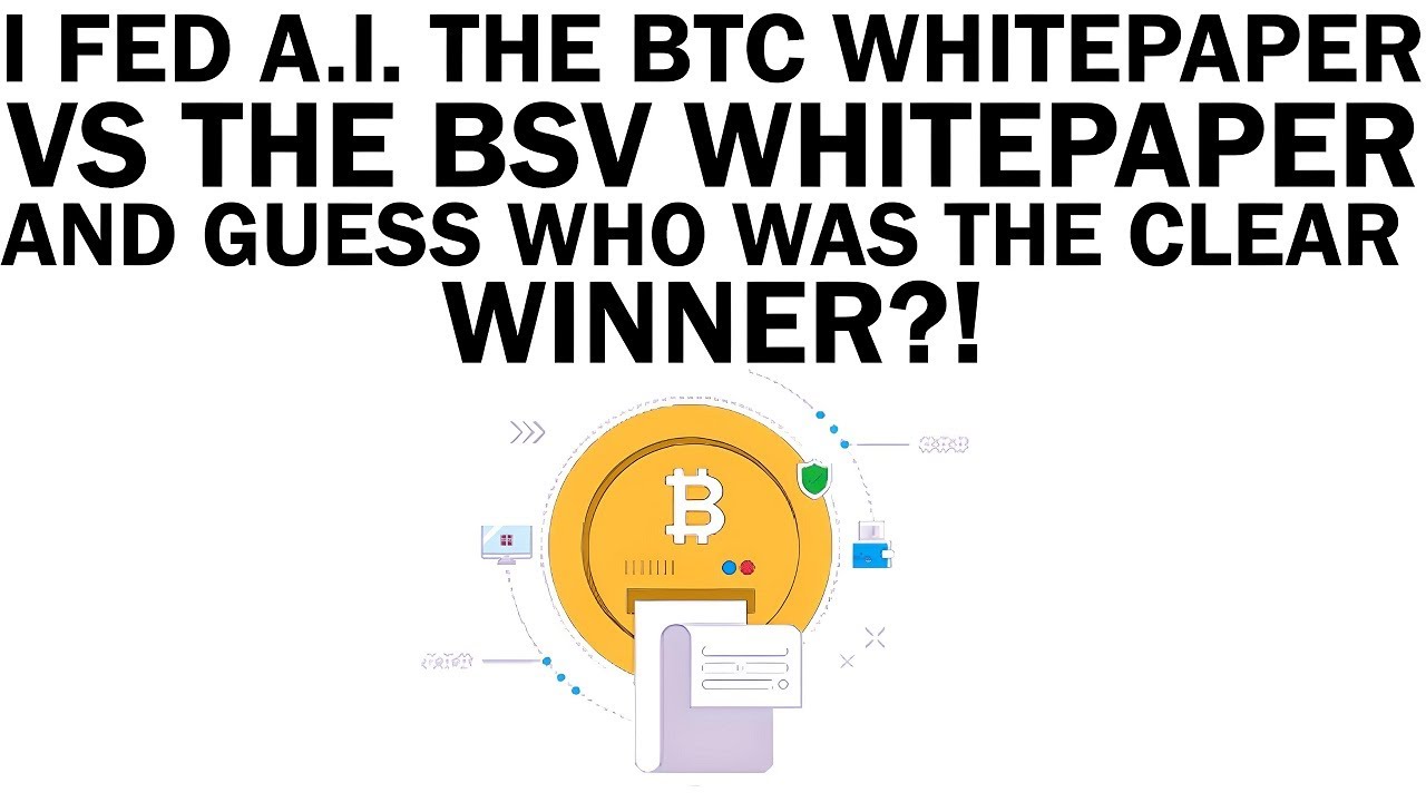 🚨🔥BSV - Я сравнил ИИ с техническим документом BTC и техническим документом BSV, и посмотрите, что...