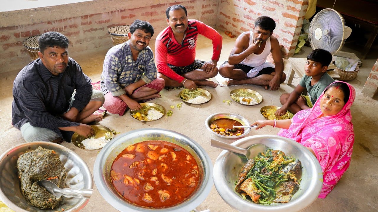 আলু দিয়ে পাতলা ঝোলে মুরগির মাংস রান্না ও সবাই মিলে এক সাথে কাজ করা ও  খাওয়ার আনন্দ ই আলাদা ||