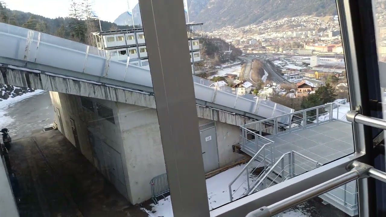 ascending ski jumping hill, Innsbruck  145402