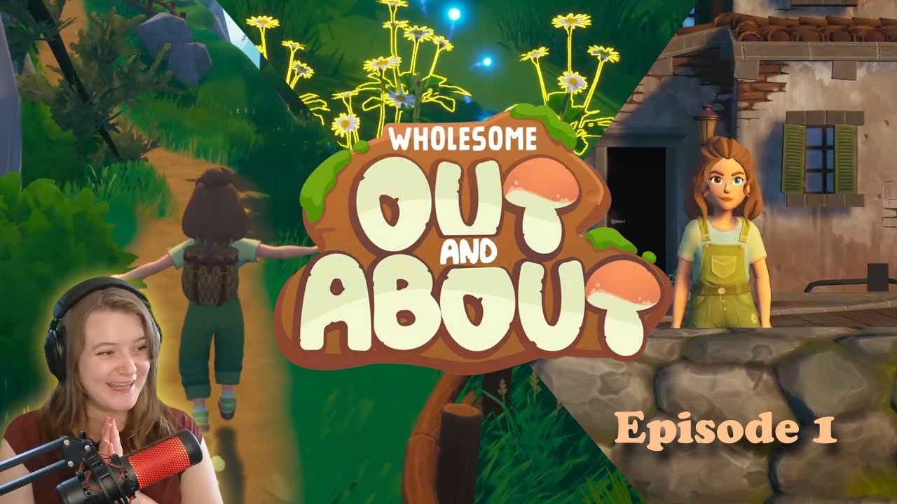 New CUTE game about FORAGING!  | Wholesome out and about ♥ Episode 1