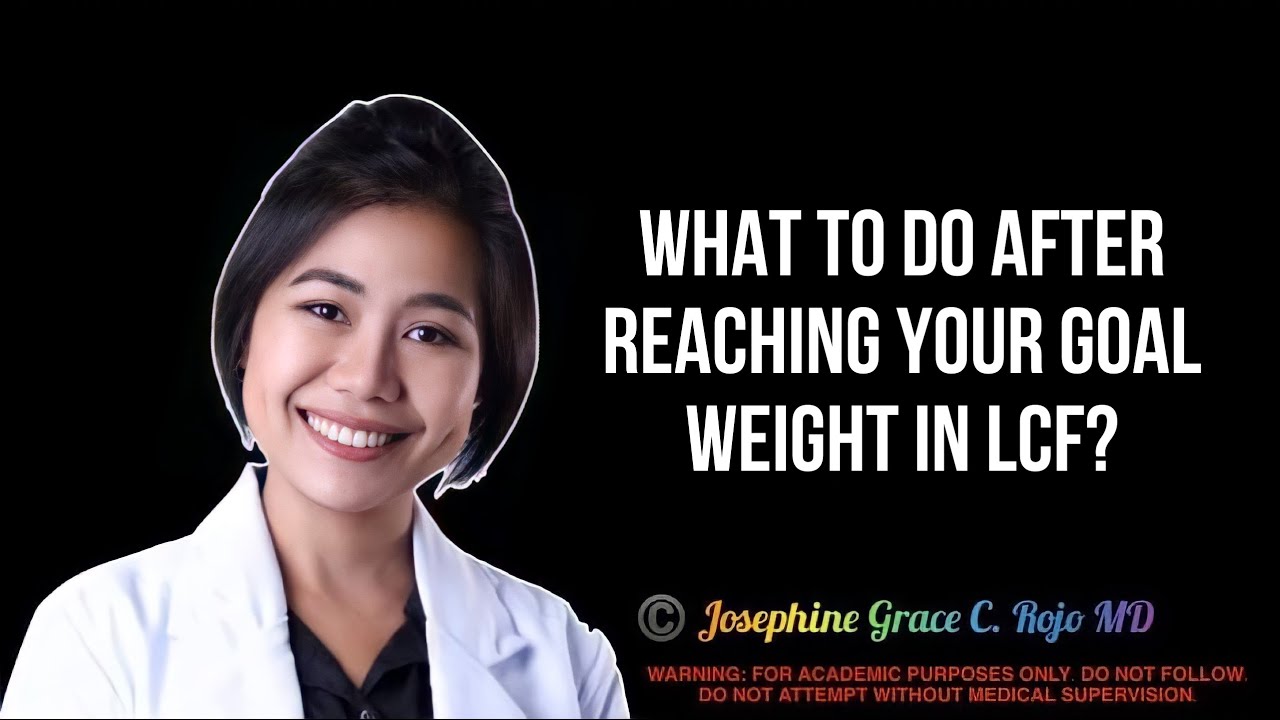 What to do after reaching your goal weight in LCF? #TheDietDoktora #Health #NaturalHealing #LowCarb