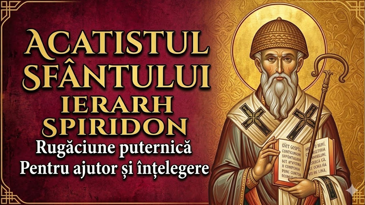ACATISTUL SF. IERARH SPIRIDON, EPISCOPUL TRIMITUNDIEI , MARE FĂCĂTOR DE MINUNI