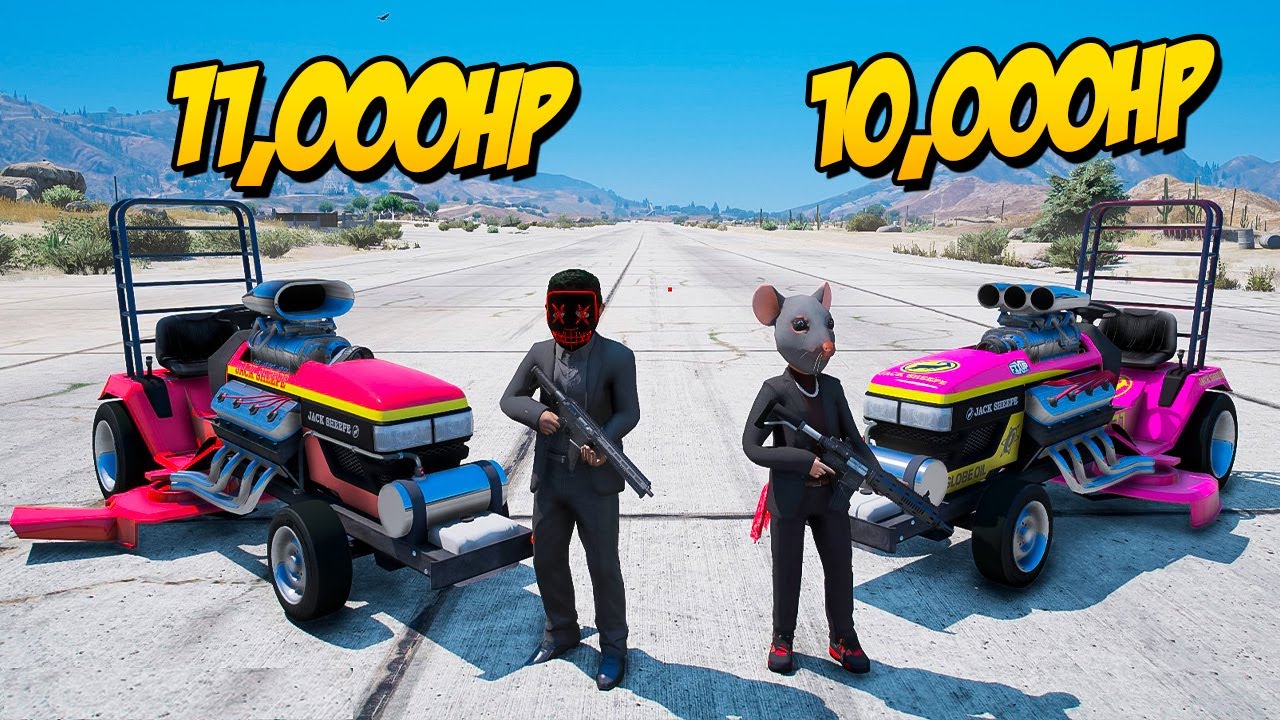 Utilizamos El Tractor de 10,000HP Para Ganar Arrancones 😰 Gta 6 Rp