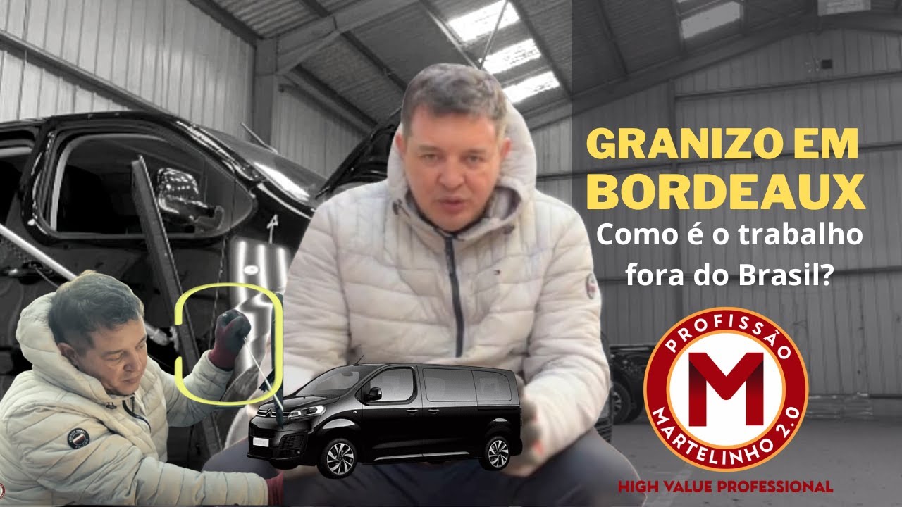 Martelinho de ouro e os trabalhos com granizo em Bordeuax