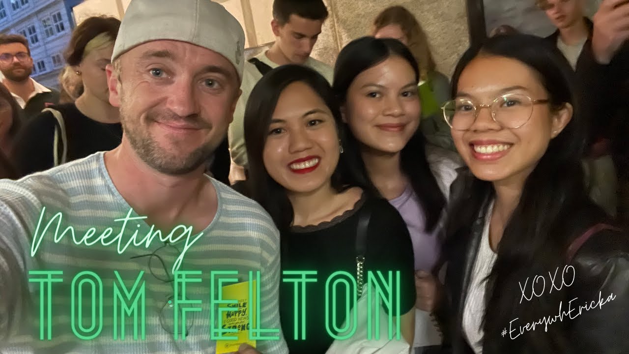 #EverywhEricka: meeting Tom Felton with my sisters
