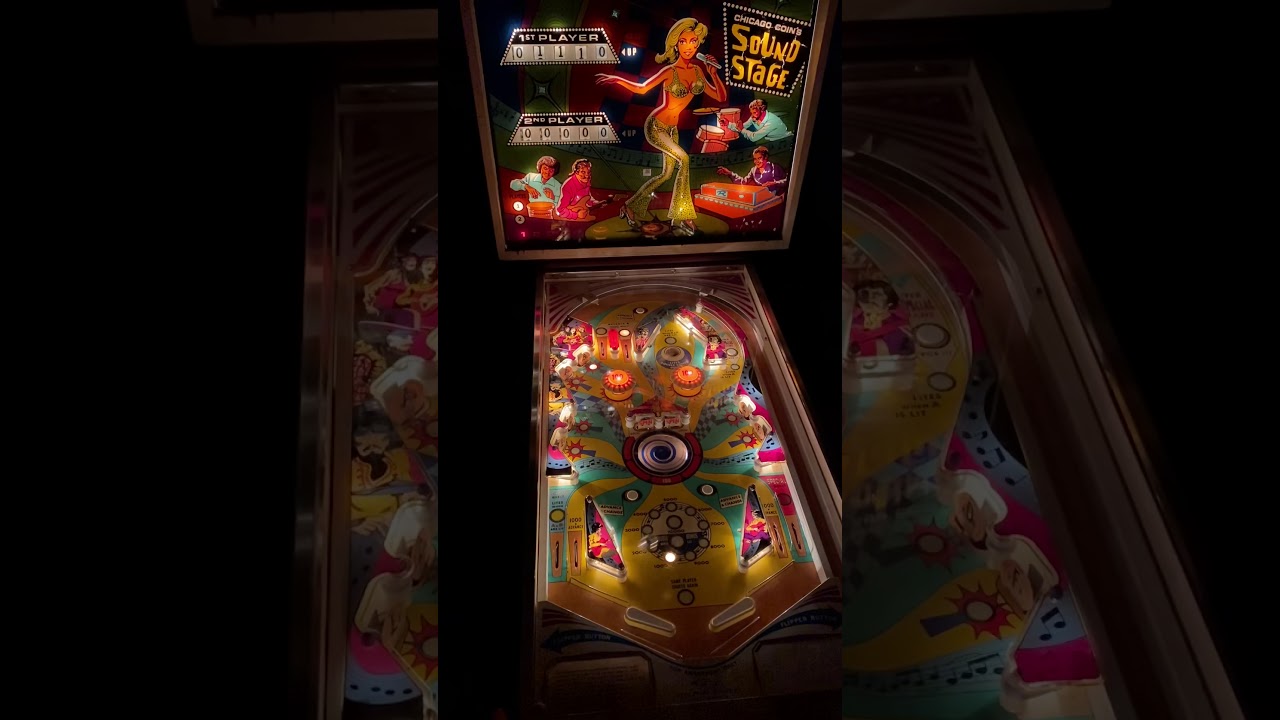 Vintage Chicago Coin Sound Stage Pinball Arcade Machine Now Playing in Charleston, SC