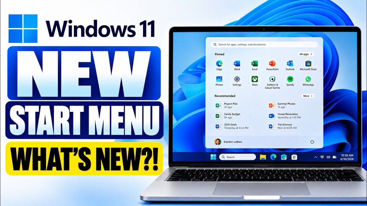 Windows 11 Just Got a NEW Start Menu....HERE WHATS NEW?!